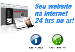 Seu website na internet 24 horas no ar!