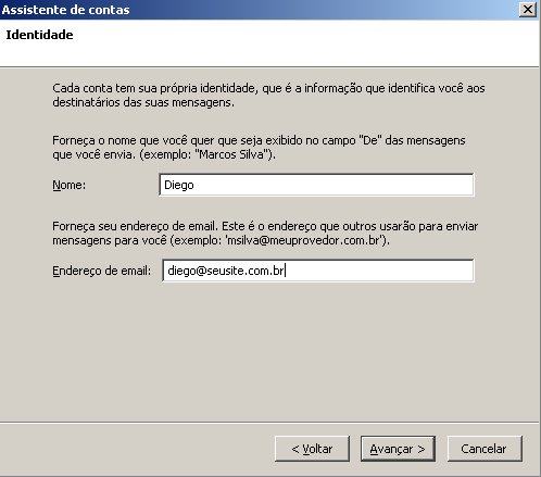 Endere&ccedil;o de e-mail