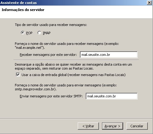 Protocolo e Servidor de Email
